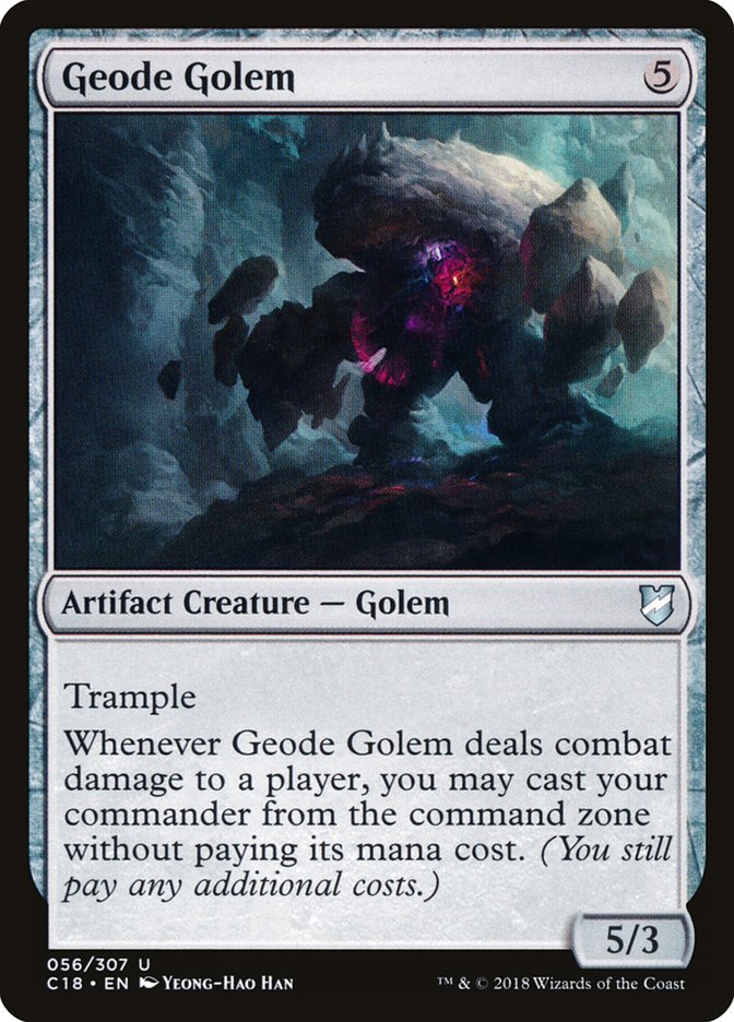 Geode Golem [Commander 2018] - The Mythic Store | 24h Order Processing