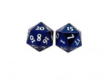 Heavy Metal D20 Dice Blue - The Mythic Store | 24h Order Processing