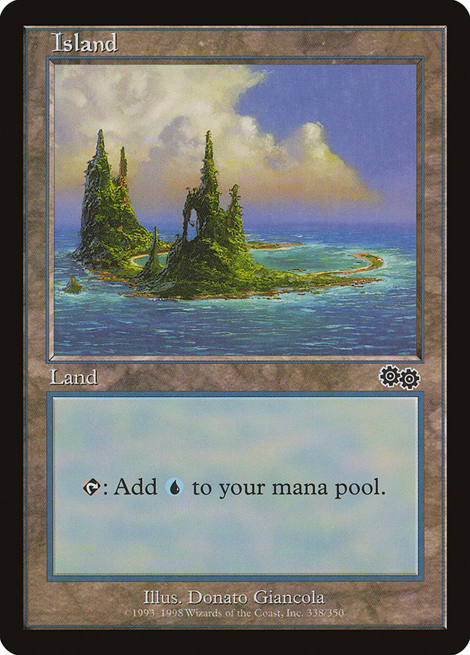 Island (338) [Urza's Saga] - The Mythic Store | 24h Order Processing