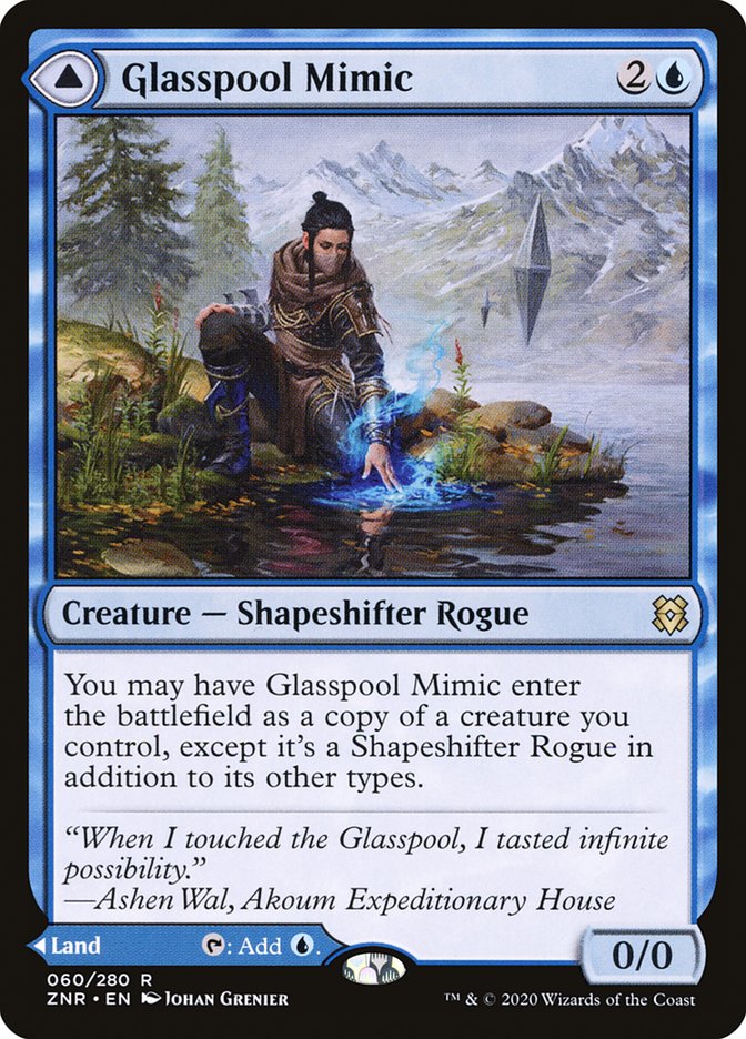 Glasspool Mimic // Glasspool Shore [Zendikar Rising] - The Mythic Store | 24h Order Processing