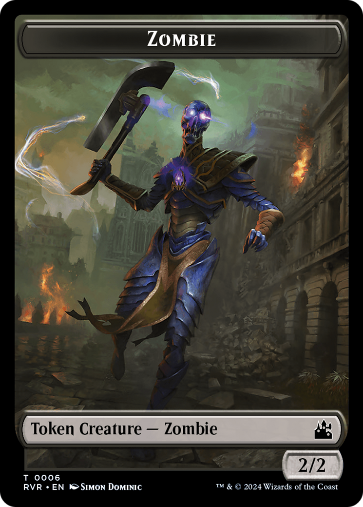 Bird // Zombie Double-Sided Token [Ravnica Remastered Tokens] - The Mythic Store | 24h Order Processing