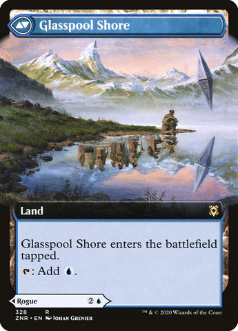 Glasspool Mimic // Glasspool Shore (Extended Art) [Zendikar Rising] - The Mythic Store | 24h Order Processing