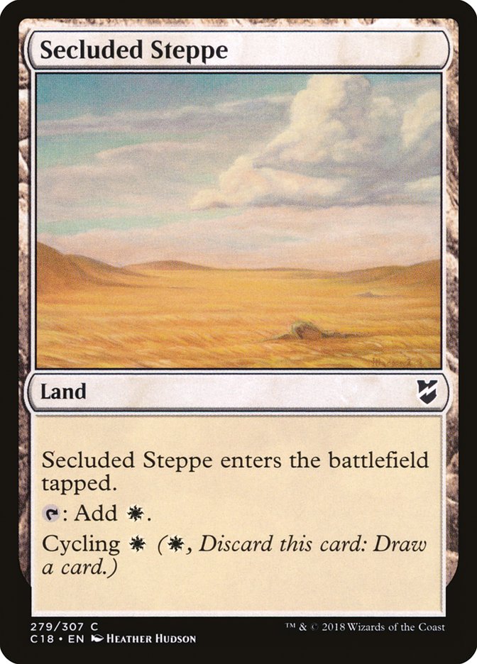 Secluded Steppe [Commander 2018] - The Mythic Store | 24h Order Processing