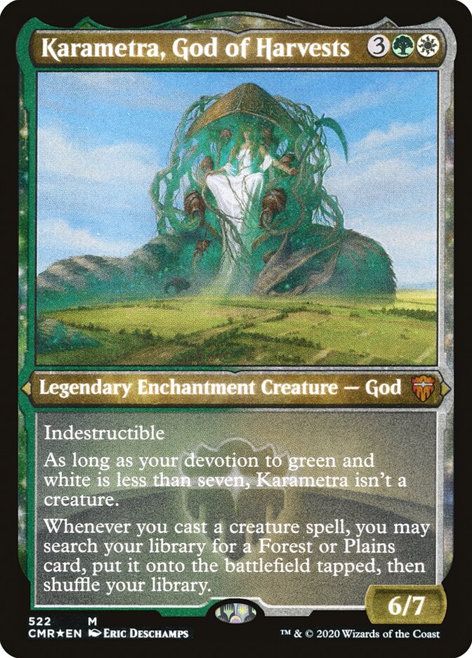 Karametra, God of Harvests (Etched) [Commander Legends] - The Mythic Store | 24h Order Processing