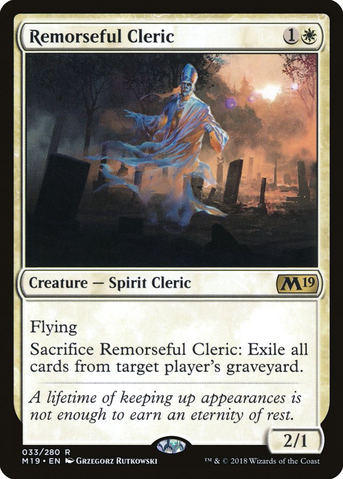 Remorseful Cleric [Core Set 2019] - The Mythic Store | 24h Order Processing