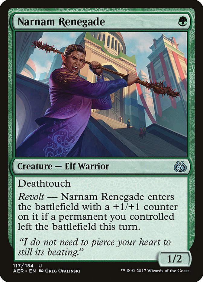 Narnam Renegade [Aether Revolt] - The Mythic Store | 24h Order Processing