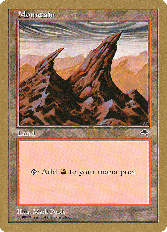 Mountain (br344) (Ben Rubin) [World Championship Decks 1998] - The Mythic Store | 24h Order Processing