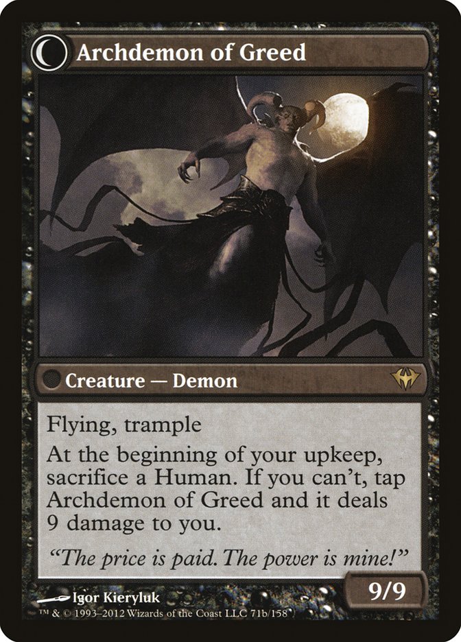 Ravenous Demon // Archdemon of Greed [Dark Ascension] - The Mythic Store | 24h Order Processing