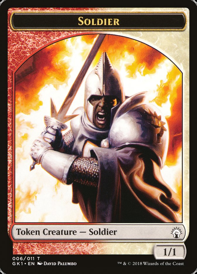 Soldier // Goblin Double-Sided Token [Guilds of Ravnica Guild Kit Tokens] - The Mythic Store | 24h Order Processing