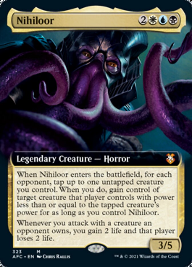 Nihiloor (Extended Art) [Dungeons & Dragons: Adventures in the Forgotten Realms Commander] - The Mythic Store | 24h Order Processing