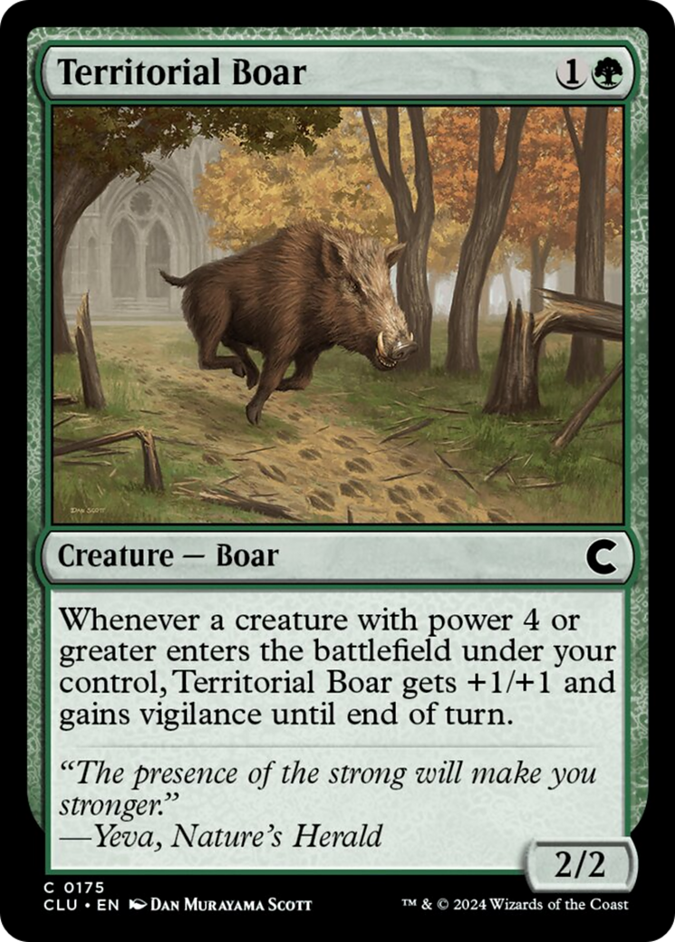 Territorial Boar [Ravnica: Clue Edition] - The Mythic Store | 24h Order Processing