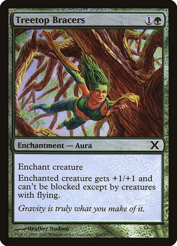 Treetop Bracers (Premium Foil) [Tenth Edition] - The Mythic Store | 24h Order Processing