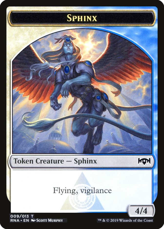 Bird // Sphinx Double-Sided Token [Ravnica Allegiance Guild Kit Tokens] - The Mythic Store | 24h Order Processing