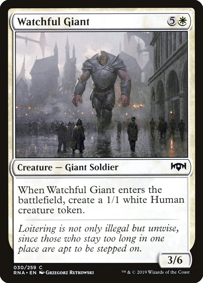 Watchful Giant [Ravnica Allegiance] - The Mythic Store | 24h Order Processing