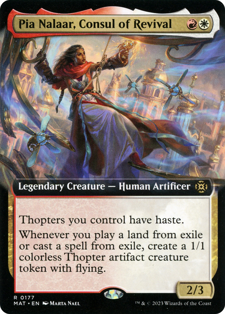 Pia Nalaar, Consul of Revival (Extended Art) [March of the Machine: The Aftermath] - The Mythic Store | 24h Order Processing