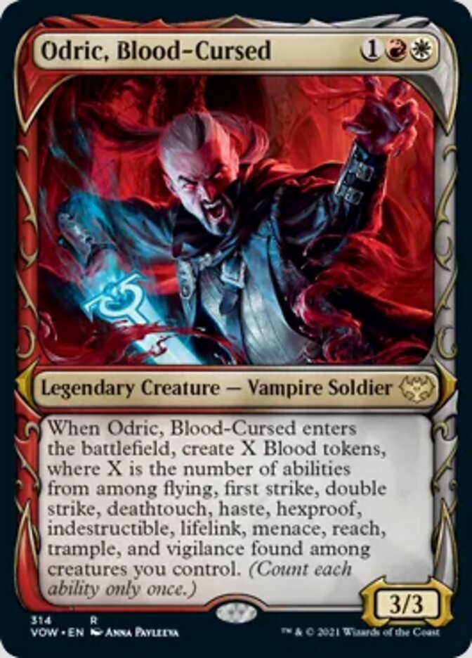 Odric, Blood-Cursed (Showcase Fang Frame) [Innistrad: Crimson Vow] - The Mythic Store | 24h Order Processing