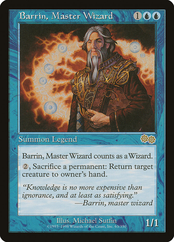 Barrin, Master Wizard [Urza's Saga] - The Mythic Store | 24h Order Processing