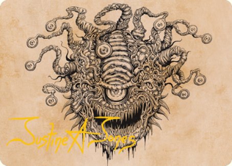 Baleful Beholder (Showcase) Art Card (Gold-Stamped Signature) [Dungeons & Dragons: Adventures in the Forgotten Realms Art Series] - The Mythic Store | 24h Order Processing