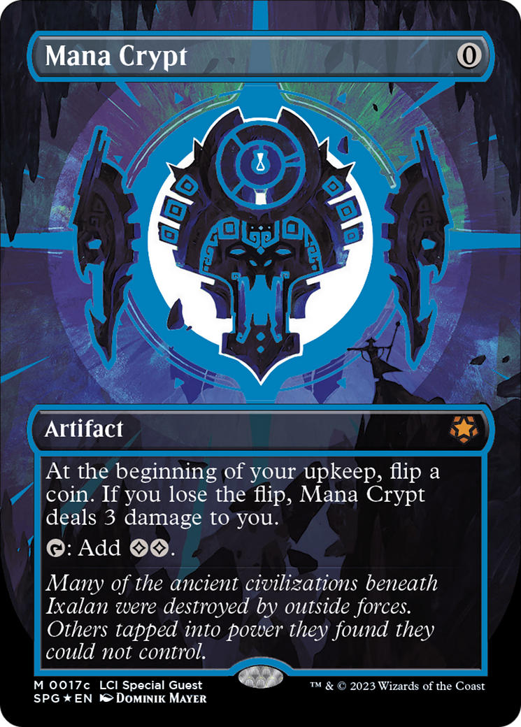 Mana Crypt (0017c) (Borderless) [The Lost Caverns of Ixalan Special Guests] - The Mythic Store | 24h Order Processing