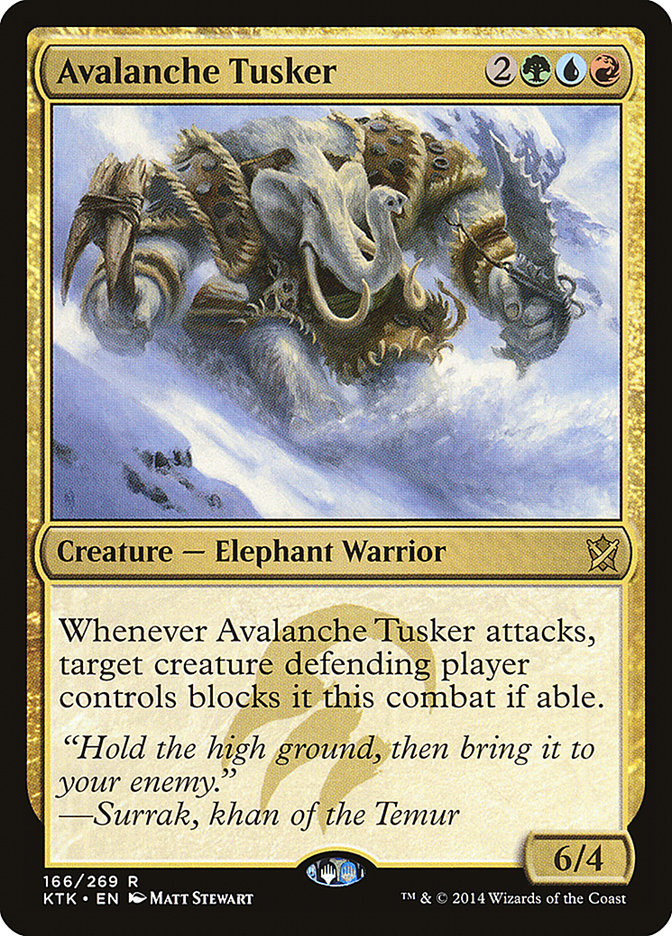 Avalanche Tusker [Khans of Tarkir] - The Mythic Store | 24h Order Processing