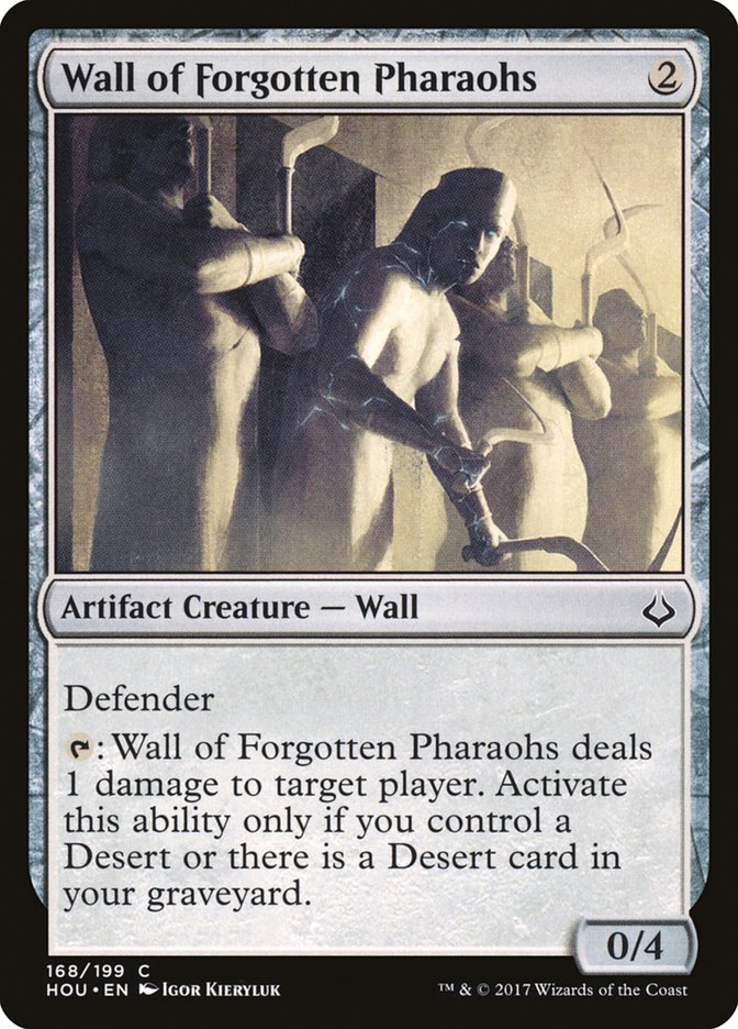 Wall of Forgotten Pharaohs [Hour of Devastation] - The Mythic Store | 24h Order Processing