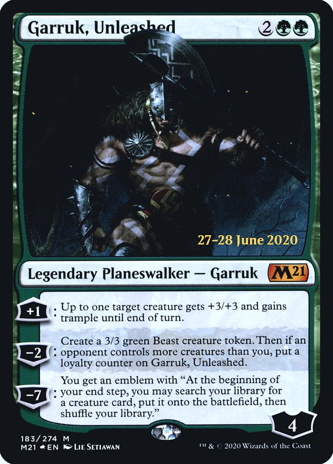 Garruk, Unleashed [Core Set 2021 Prerelease Promos] - The Mythic Store | 24h Order Processing