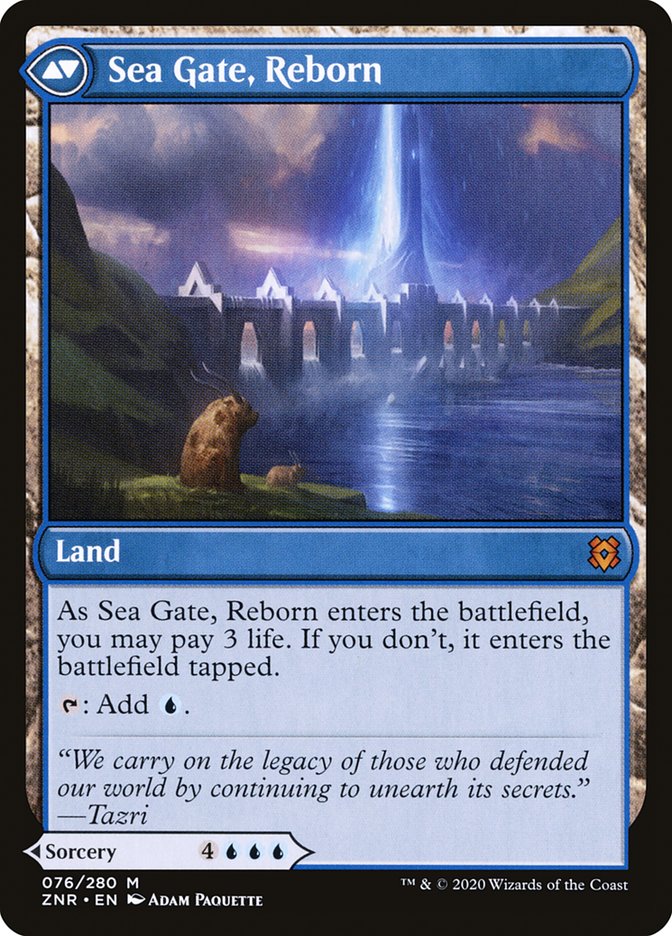 Sea Gate Restoration // Sea Gate, Reborn [Zendikar Rising] - The Mythic Store | 24h Order Processing