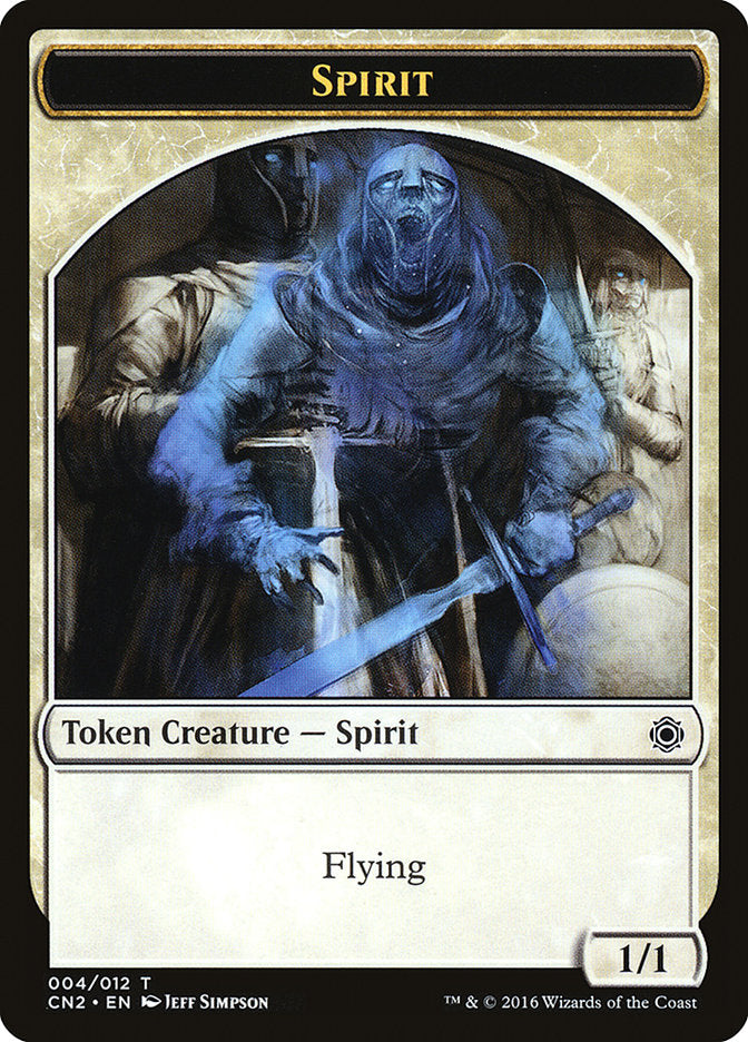 Spirit Token [Conspiracy: Take the Crown Tokens] - The Mythic Store | 24h Order Processing