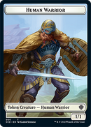 Saproling // Human Warrior Double-Sided Token [Starter Commander Decks] - The Mythic Store | 24h Order Processing