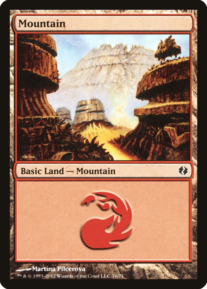 Mountain (76) [Duel Decks: Venser vs. Koth] - The Mythic Store | 24h Order Processing