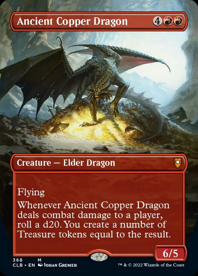 Ancient Copper Dragon (Borderless Alternate Art) [Commander Legends: Battle for Baldur's Gate] - The Mythic Store | 24h Order Processing