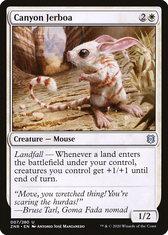 Canyon Jerboa [Zendikar Rising] - The Mythic Store | 24h Order Processing