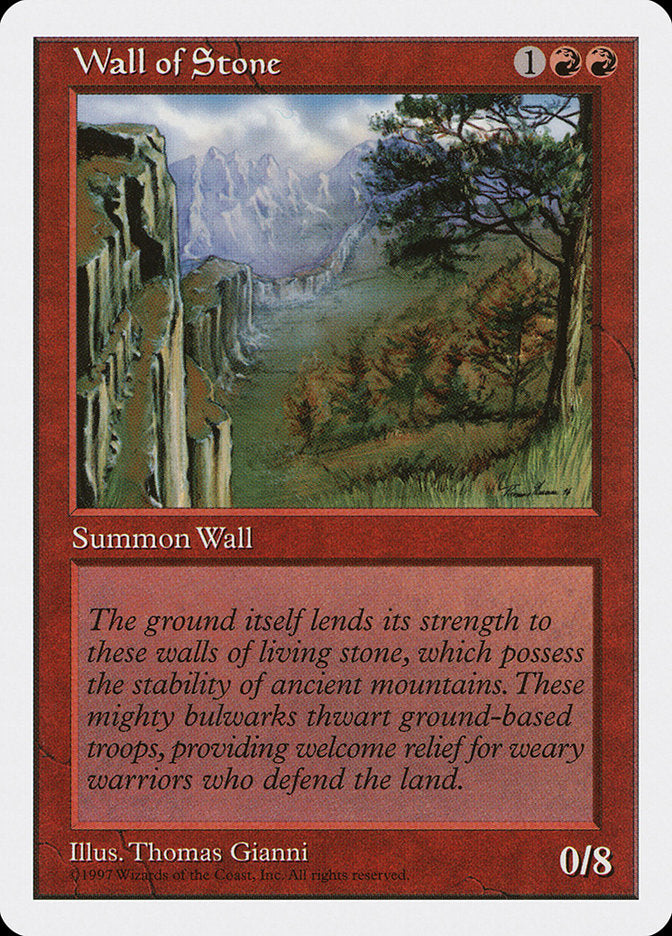 Wall of Stone [Fifth Edition] - The Mythic Store | 24h Order Processing