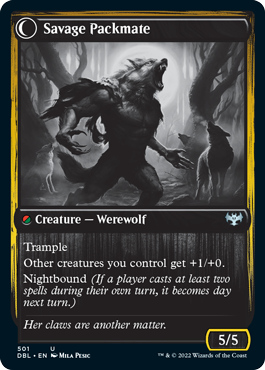 Child of the Pack // Savage Packmate [Innistrad: Double Feature] - The Mythic Store | 24h Order Processing