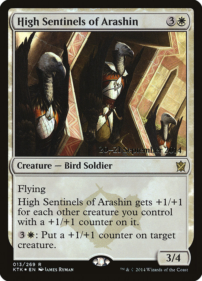 High Sentinels of Arashin [Khans of Tarkir Prerelease Promos] - The Mythic Store | 24h Order Processing