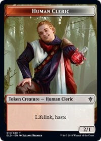 Human Cleric // Food (16) Double-Sided Token [Throne of Eldraine Tokens] - The Mythic Store | 24h Order Processing