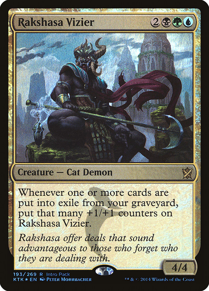 Rakshasa Vizier (Intro Pack) [Khans of Tarkir Promos] - The Mythic Store | 24h Order Processing