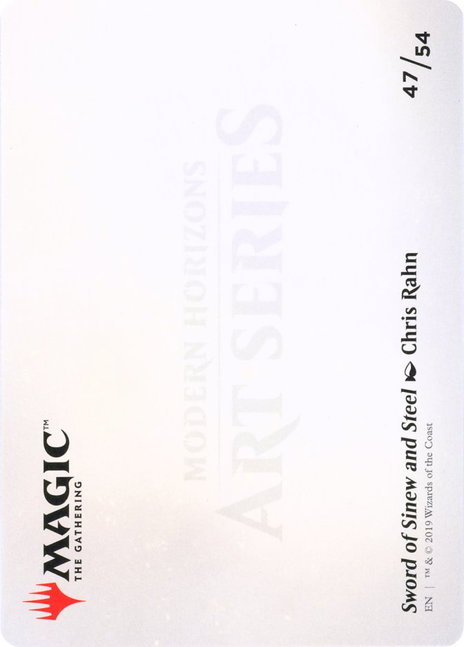 Sword of Sinew and Steel // Sword of Sinew and Steel [Modern Horizons Art Series] - The Mythic Store | 24h Order Processing