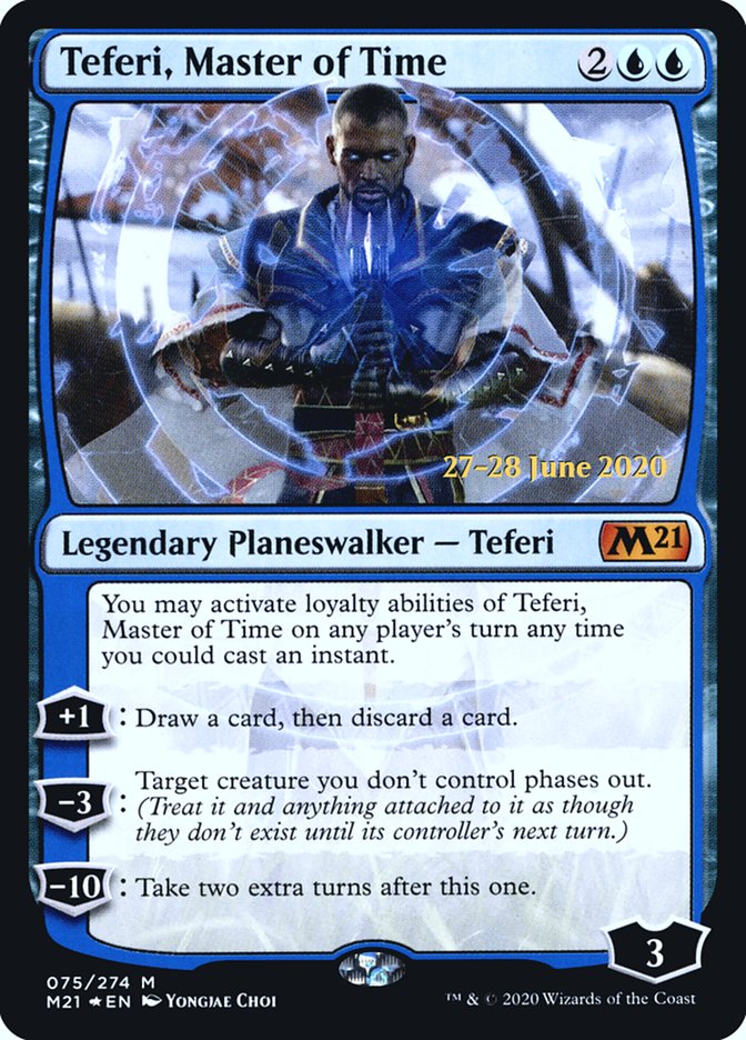 Teferi, Master of Time (75) [Core Set 2021 Prerelease Promos] - The Mythic Store | 24h Order Processing