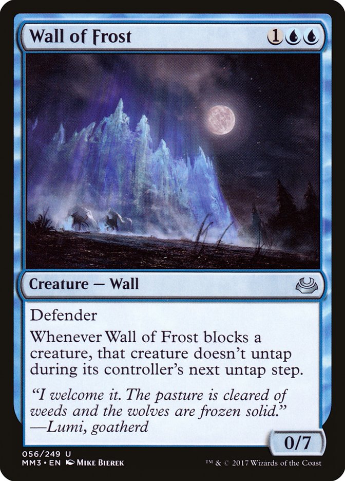 Wall of Frost [Modern Masters 2017] - The Mythic Store | 24h Order Processing