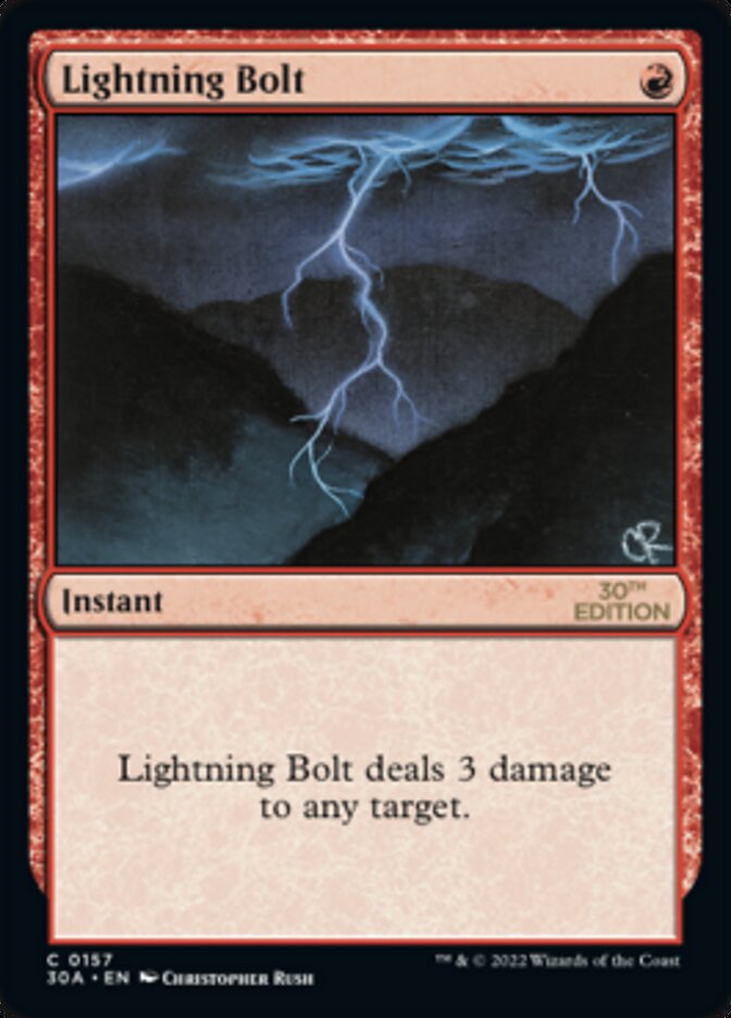 Lightning Bolt [30th Anniversary Edition] - The Mythic Store | 24h Order Processing