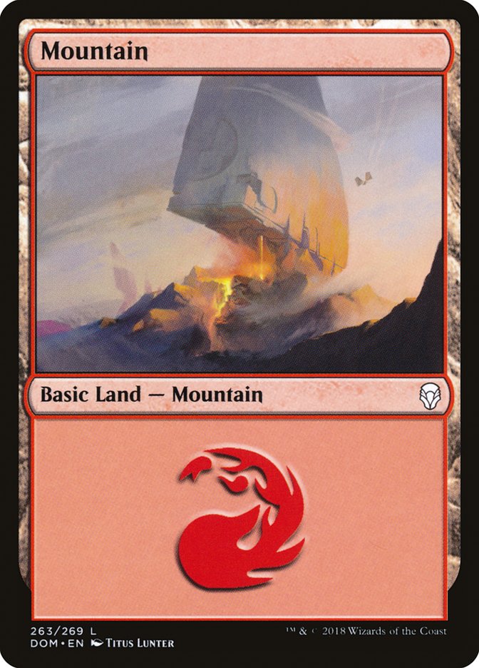 Mountain (263) [Dominaria] - The Mythic Store | 24h Order Processing