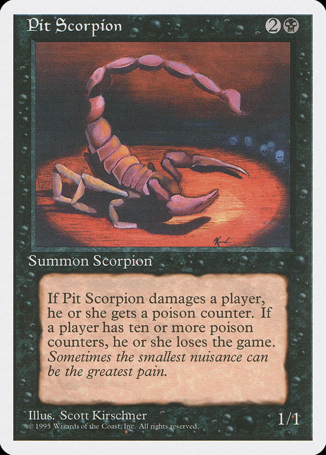 Pit Scorpion [Fourth Edition] - The Mythic Store | 24h Order Processing