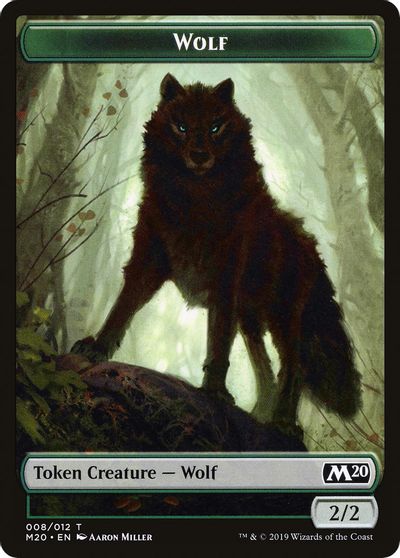 Wolf Double-Sided Token [Challenger Decks 2020 Tokens] - The Mythic Store | 24h Order Processing