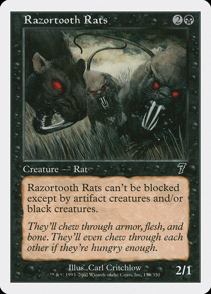 Razortooth Rats [Seventh Edition] - The Mythic Store | 24h Order Processing