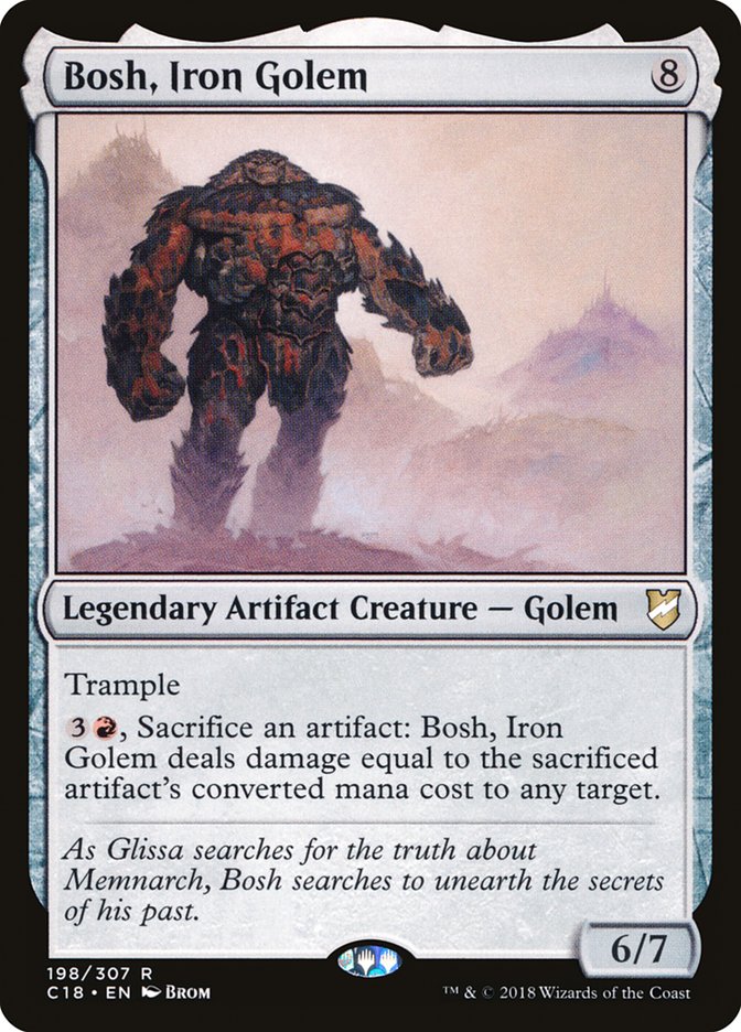 Bosh, Iron Golem [Commander 2018] - The Mythic Store | 24h Order Processing