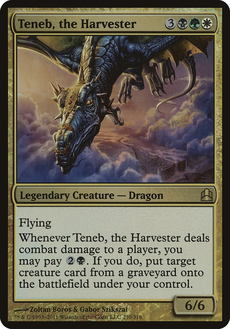 Teneb, the Harvester (Oversized) [Commander 2011 Oversized] - The Mythic Store | 24h Order Processing