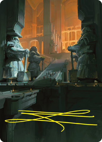 Mines of Moria Art Card (Gold-Stamped Signature) [The Lord of the Rings: Tales of Middle-earth Art Series] - The Mythic Store | 24h Order Processing