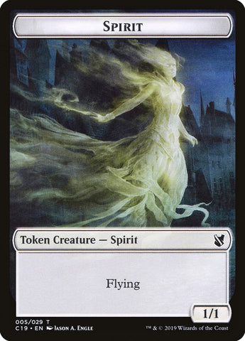 Spirit Token [Commander 2019 Tokens] - The Mythic Store | 24h Order Processing