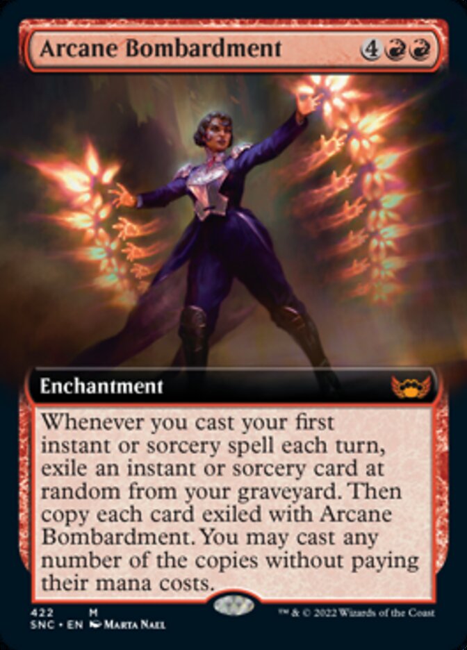 Arcane Bombardment (Extended Art) [Streets of New Capenna] - The Mythic Store | 24h Order Processing